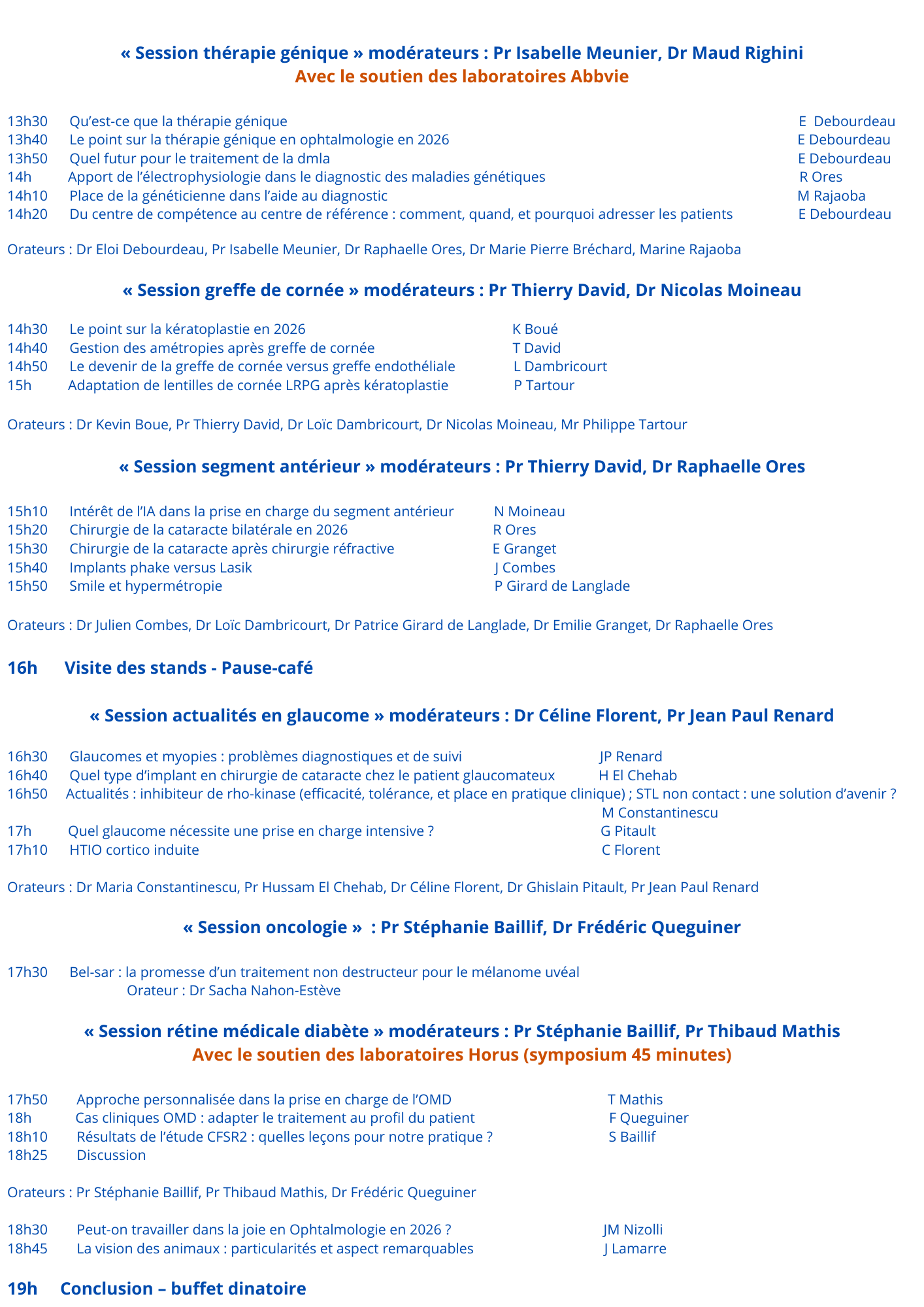 Programme 2026 - Page 2